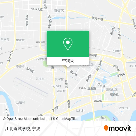 江北甬城学校地图