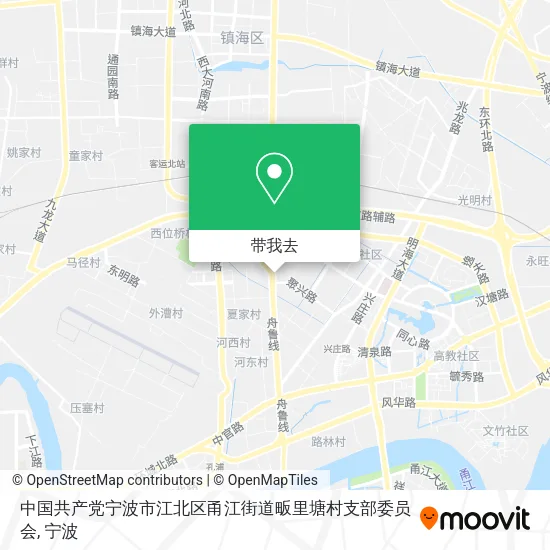 中国共产党宁波市江北区甬江街道畈里塘村支部委员会地图