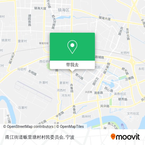 甬江街道畈里塘村村民委员会地图