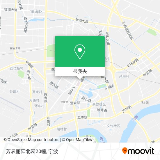 芳辰丽阳北园20幢地图