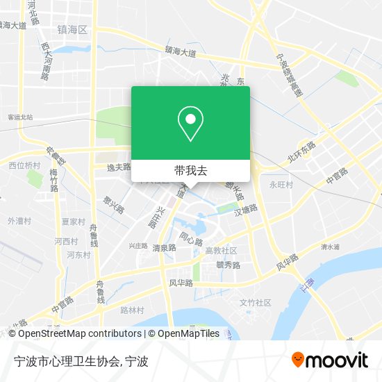 宁波市心理卫生协会地图