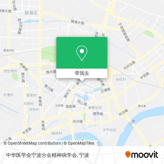 中华医学会宁波分会精神病学会地图