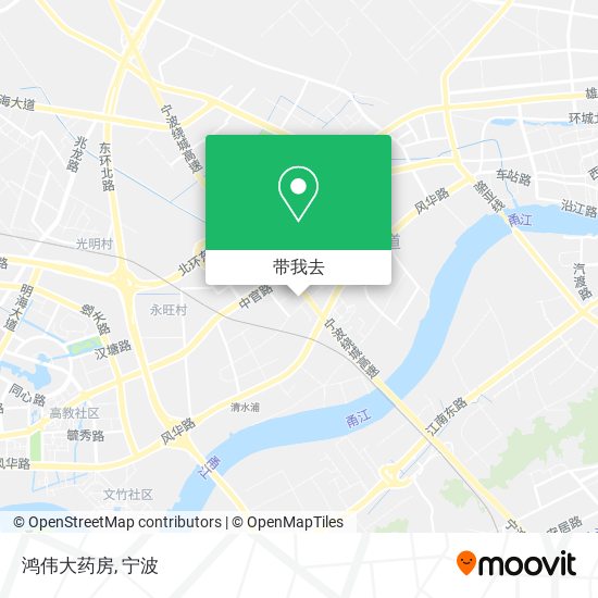 鸿伟大药房地图