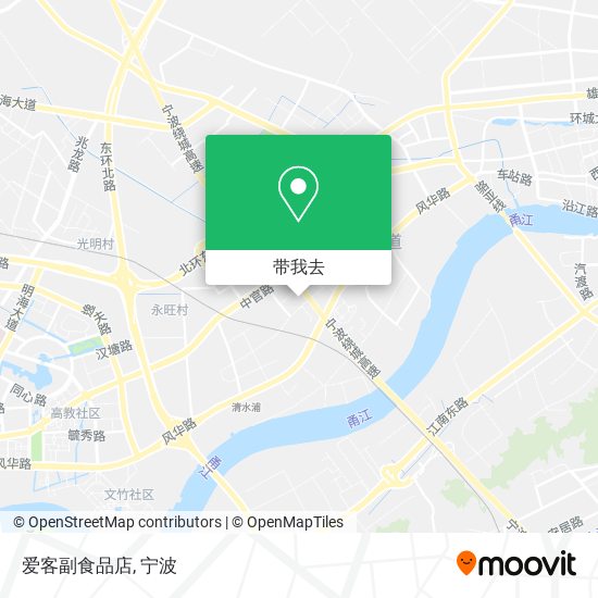 爱客副食品店地图