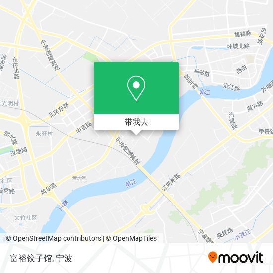 富裕饺子馆地图
