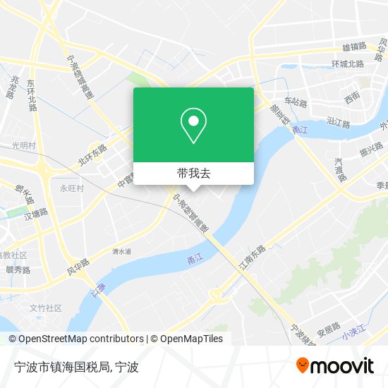 宁波市镇海国税局地图