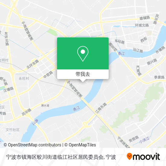宁波市镇海区蛟川街道临江社区居民委员会地图