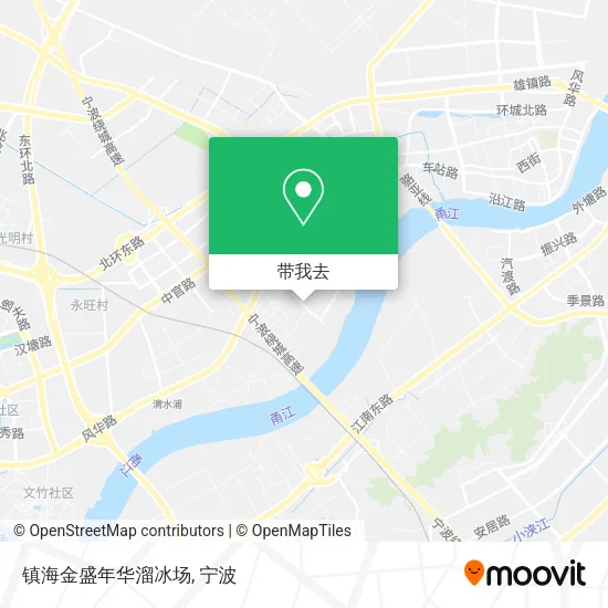 镇海金盛年华溜冰场地图