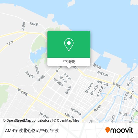 AMB宁波北仑物流中心地图