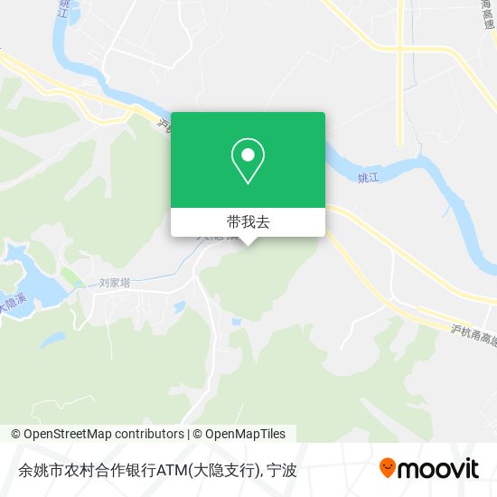 余姚市农村合作银行ATM(大隐支行)地图