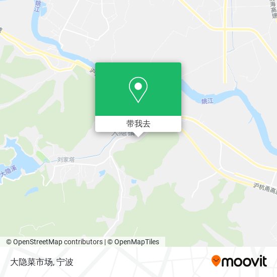 大隐菜市场地图