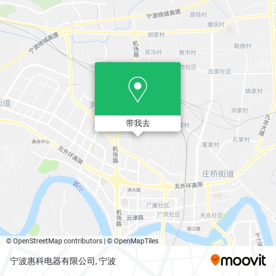 宁波惠科电器有限公司地图