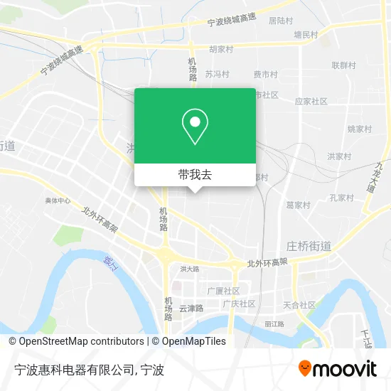 宁波惠科电器有限公司地图