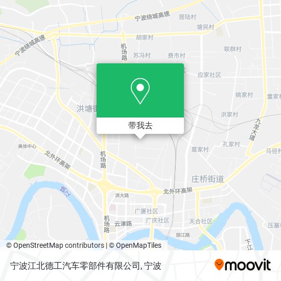 宁波江北德工汽车零部件有限公司地图
