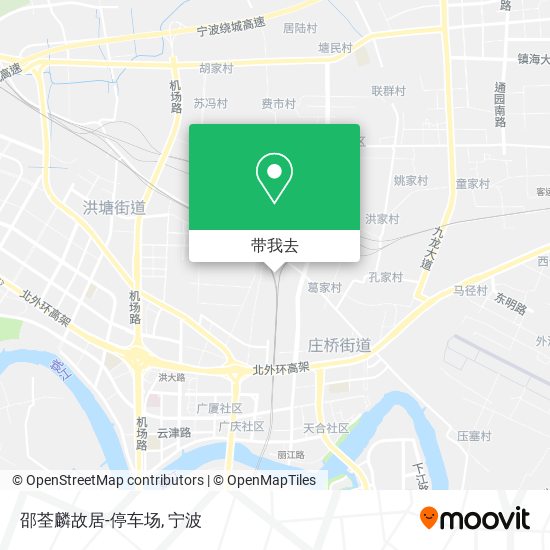 邵荃麟故居-停车场地图
