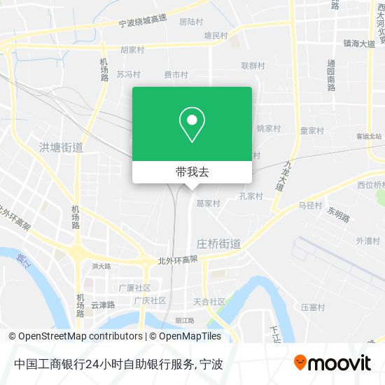 中国工商银行24小时自助银行服务地图