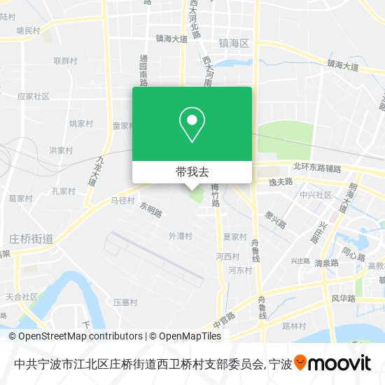 中共宁波市江北区庄桥街道西卫桥村支部委员会地图