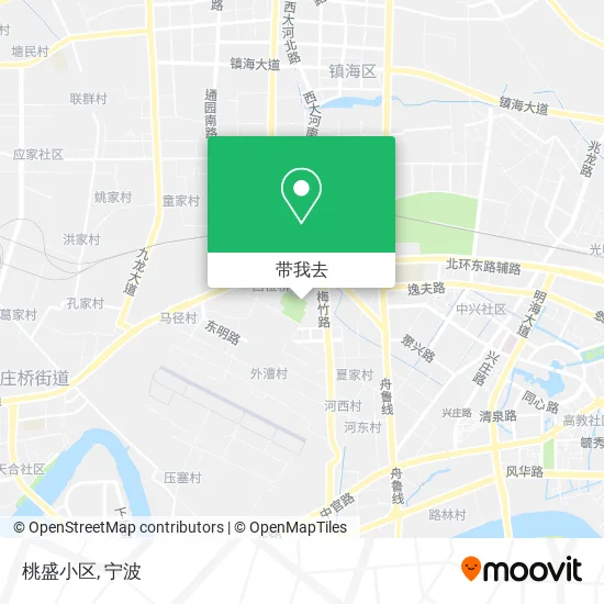 桃盛小区地图
