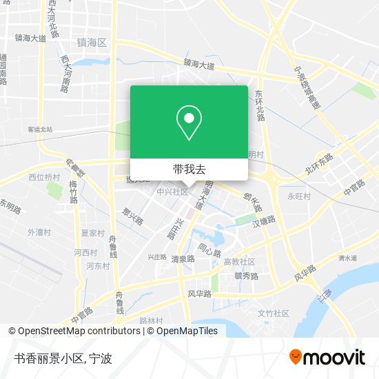 书香丽景小区地图