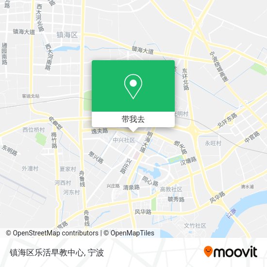 镇海区乐活早教中心地图