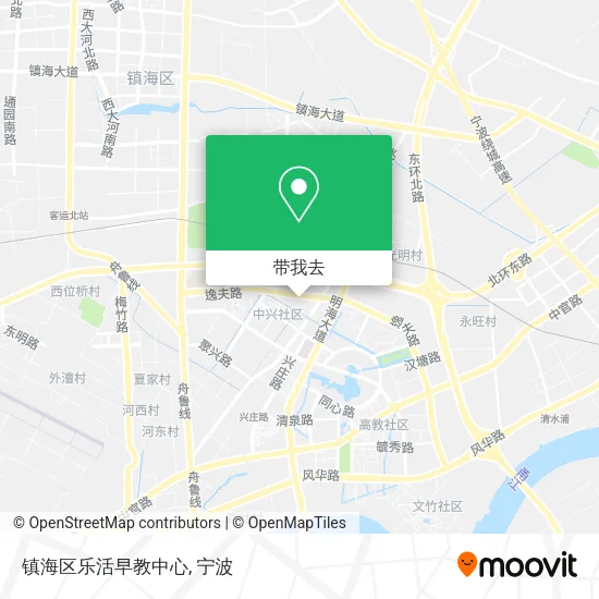 镇海区乐活早教中心地图