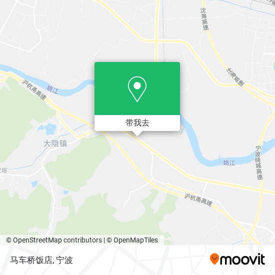 马车桥饭店地图