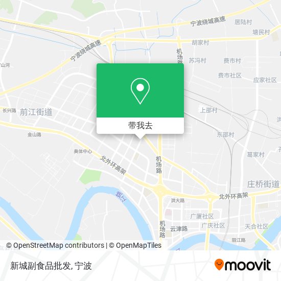 新城副食品批发地图