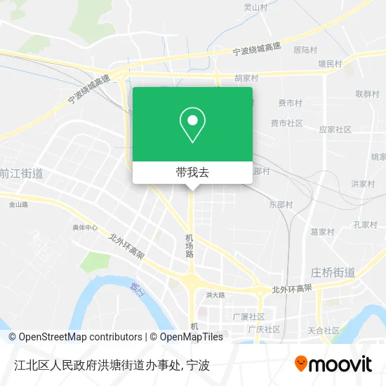 江北区人民政府洪塘街道办事处地图