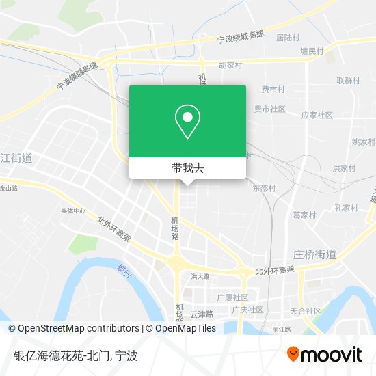 银亿海德花苑-北门地图