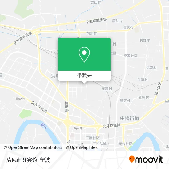 清风商务宾馆地图