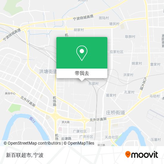 新百联超市地图