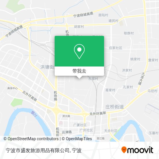 宁波市盛发旅游用品有限公司地图