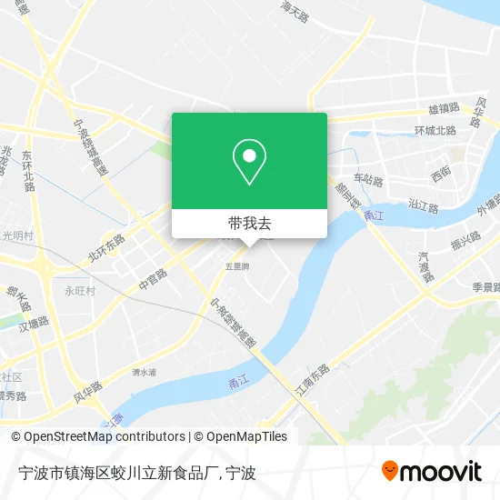 宁波市镇海区蛟川立新食品厂地图