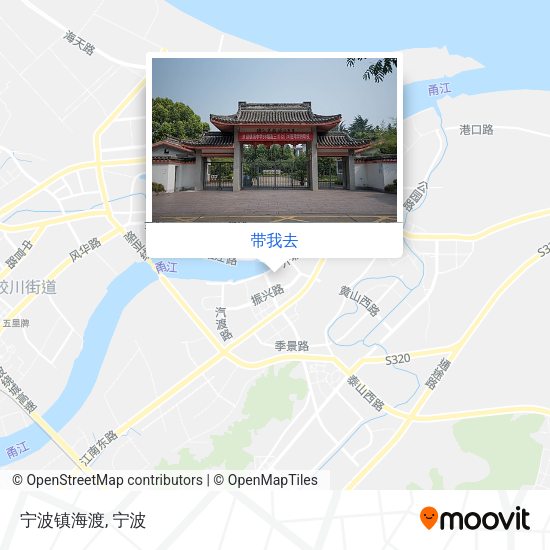 宁波镇海渡地图
