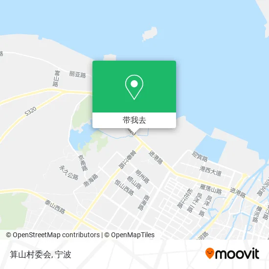 算山村委会地图
