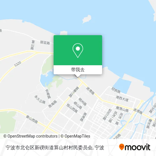 宁波市北仑区新碶街道算山村村民委员会地图