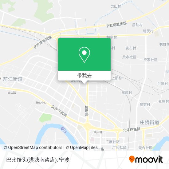 巴比馒头(洪塘南路店)地图
