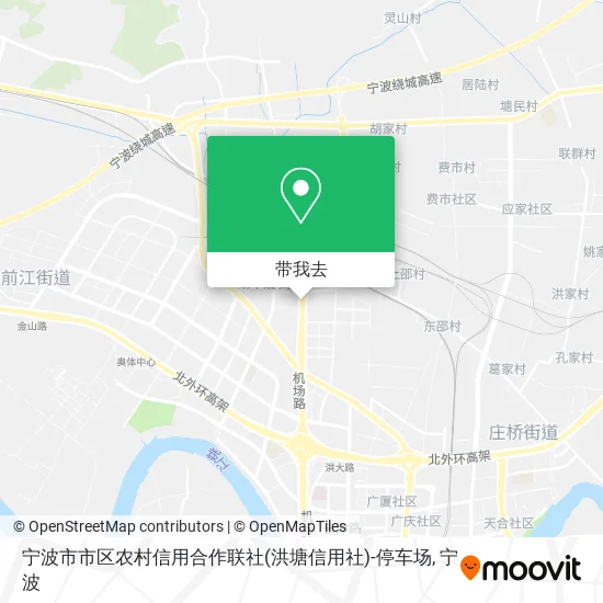 宁波市市区农村信用合作联社(洪塘信用社)-停车场地图