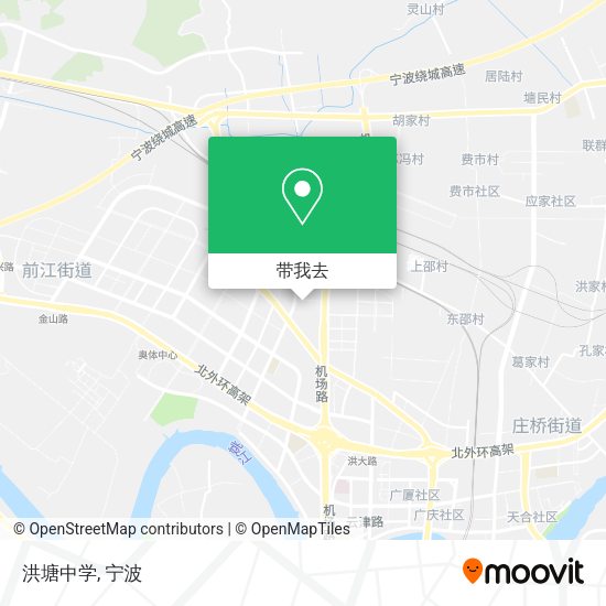 洪塘中学地图