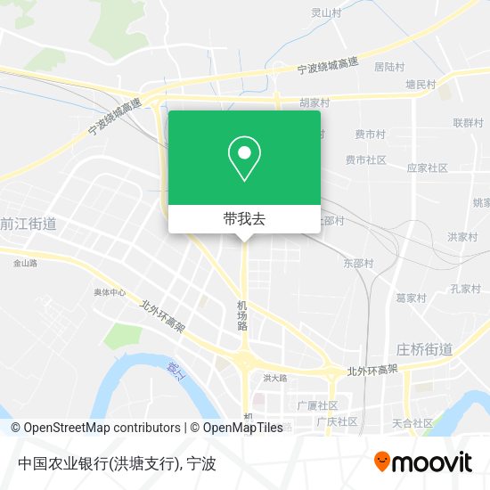 中国农业银行(洪塘支行)地图