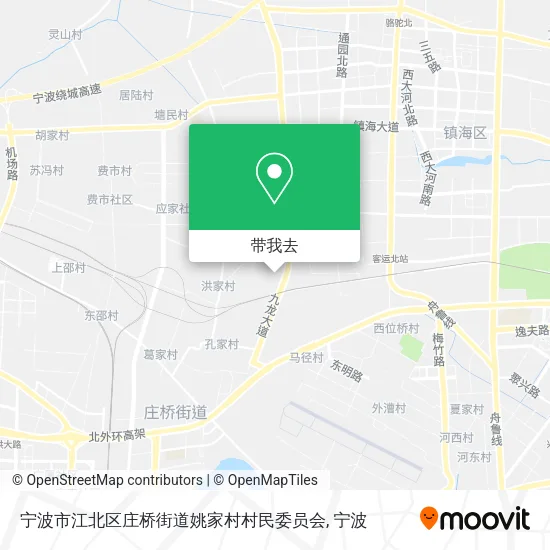 宁波市江北区庄桥街道姚家村村民委员会地图