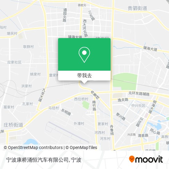 宁波康桥涌恒汽车有限公司地图