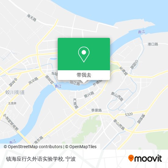 镇海应行久外语实验学校地图