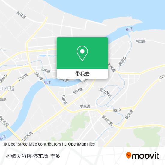 雄镇大酒店-停车场地图