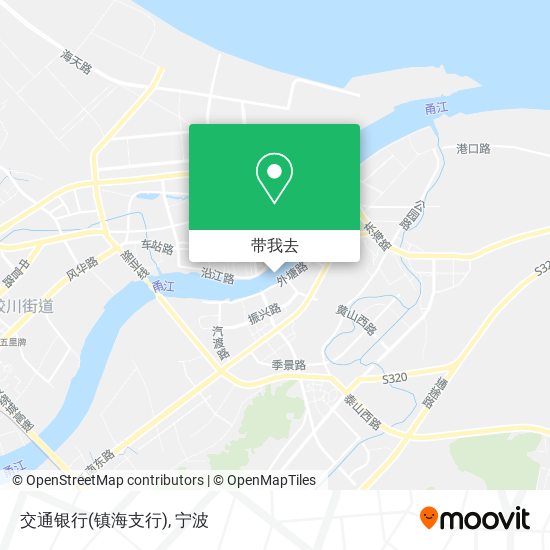 交通银行(镇海支行)地图
