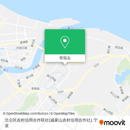 北仑区农村信用合作联社(戚家山农村信用合作社)地图