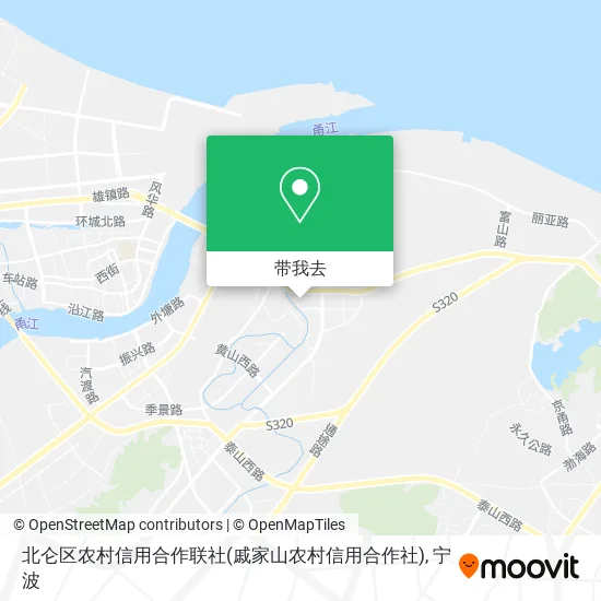 北仑区农村信用合作联社(戚家山农村信用合作社)地图