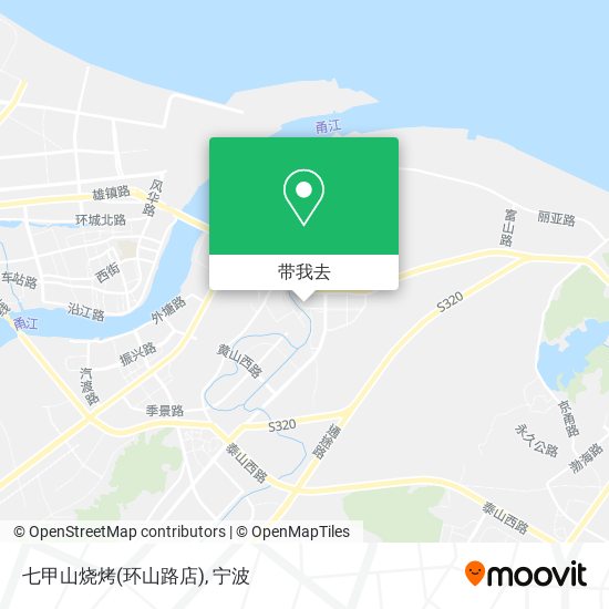 七甲山烧烤(环山路店)地图