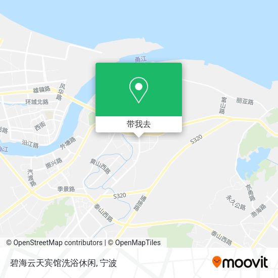 碧海云天宾馆洗浴休闲地图