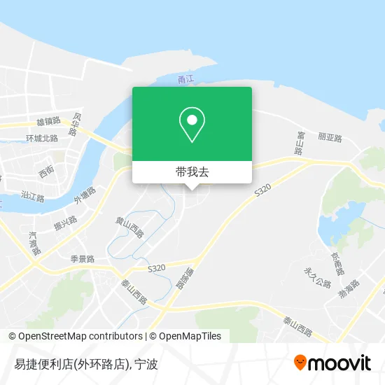 易捷便利店(外环路店)地图